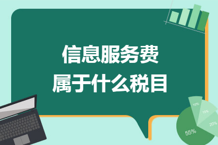 信息服務費屬于什么稅目